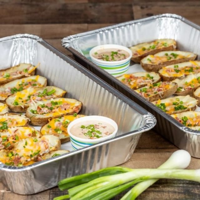 BBQ Potato Skin Platter.