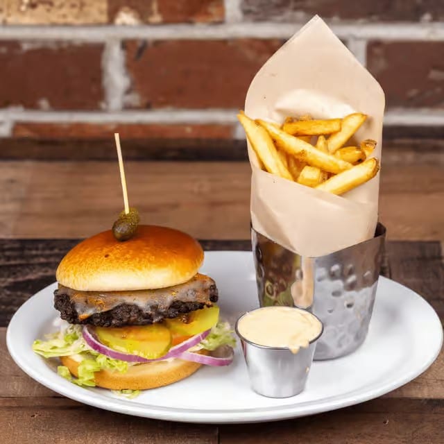 Cajun Steak Burger.