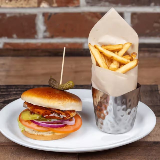 Grilled BBQ Sandwich.