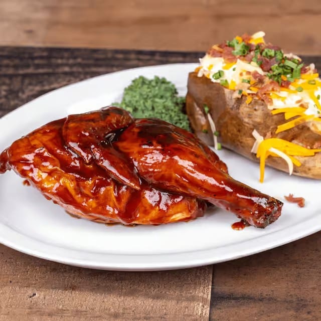 Half BBQ Chicken.
