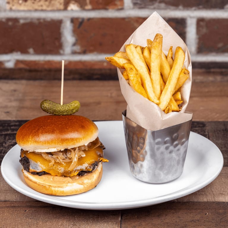 Indulge in Our Steak Burger