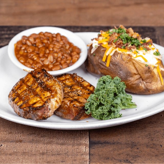 Original Roadhouse Boneless Pork Chops.